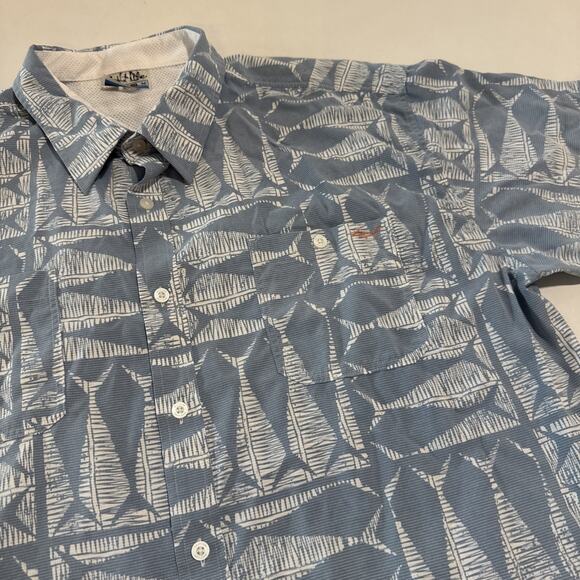 Salt Life SLX Performance Shirt Short Sleeve Polo Fishing Hiking Collared XXL - Picture 2 of 11